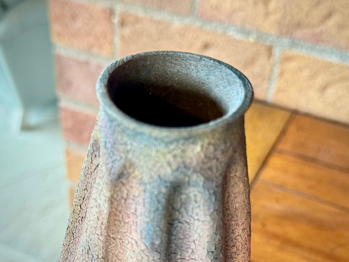 Handmade Raku Pottery Decorative Vase