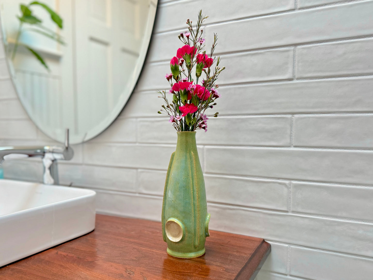 Handmade Pottery Flower Vase